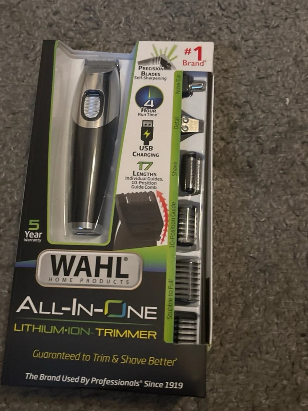 Wahl All-In-One Lithium-Ion Trimmer - Black & Silver
